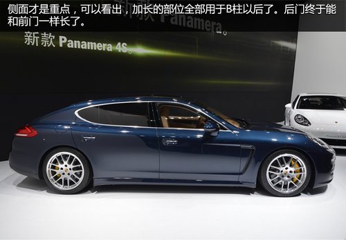 加长版保时捷Panamera 4S上海车展实拍
