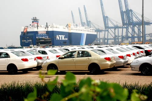中国汽车出口市场现企稳迹象